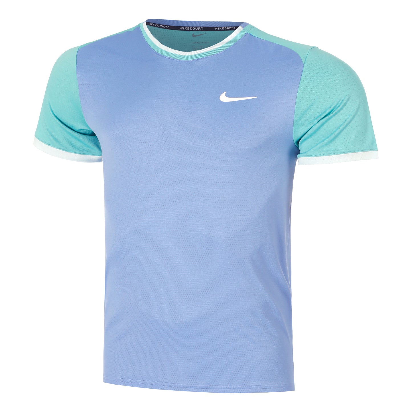 Nike Court Dri-Fit Advantage T-shirt Heren - lichtblauw, mint