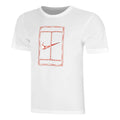 Court Dri-Fit Heritage T-shirt Heren - wit,