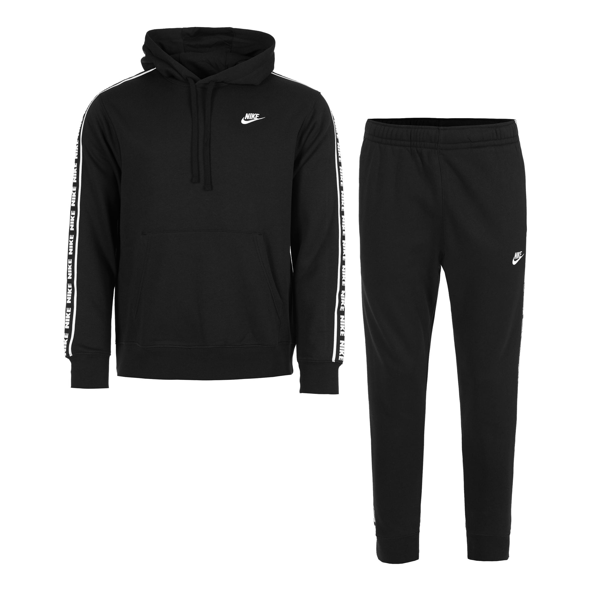 Nike Club Fleece GX Trainingspak Heren - zwart, wit