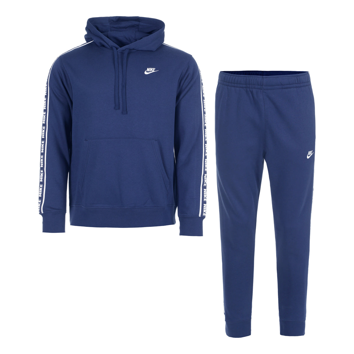 Nike Club Fleece GX Trainingspak Heren - donkerblauw, wit