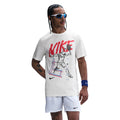 Court T-shirt Hommes-Blanc