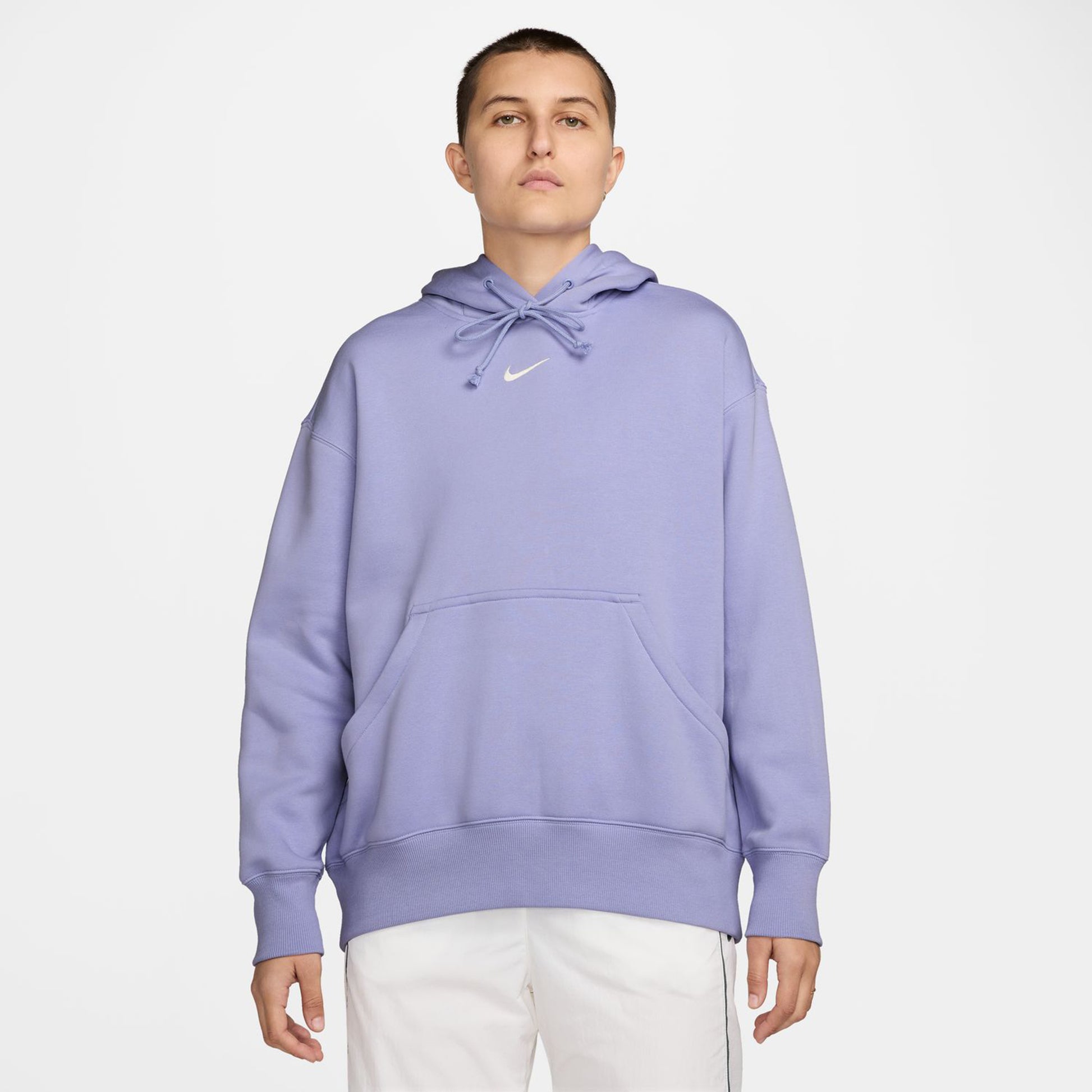 Nike Sportswear Phoenix Fleece Oversized Sweater Met Capuchon Dames-Paars