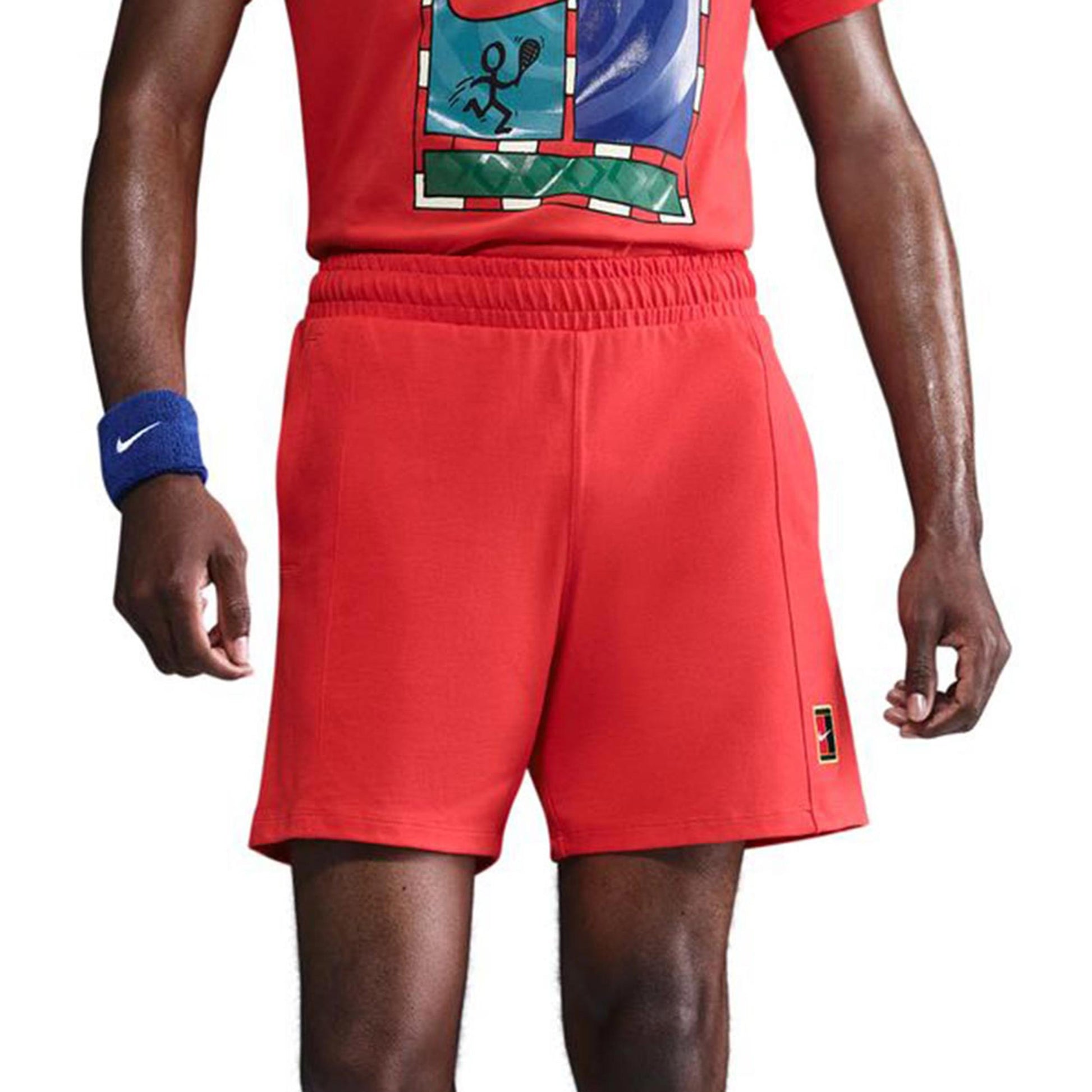 Nike Court Dri-FIT Heritage Shorts Heren-Rood