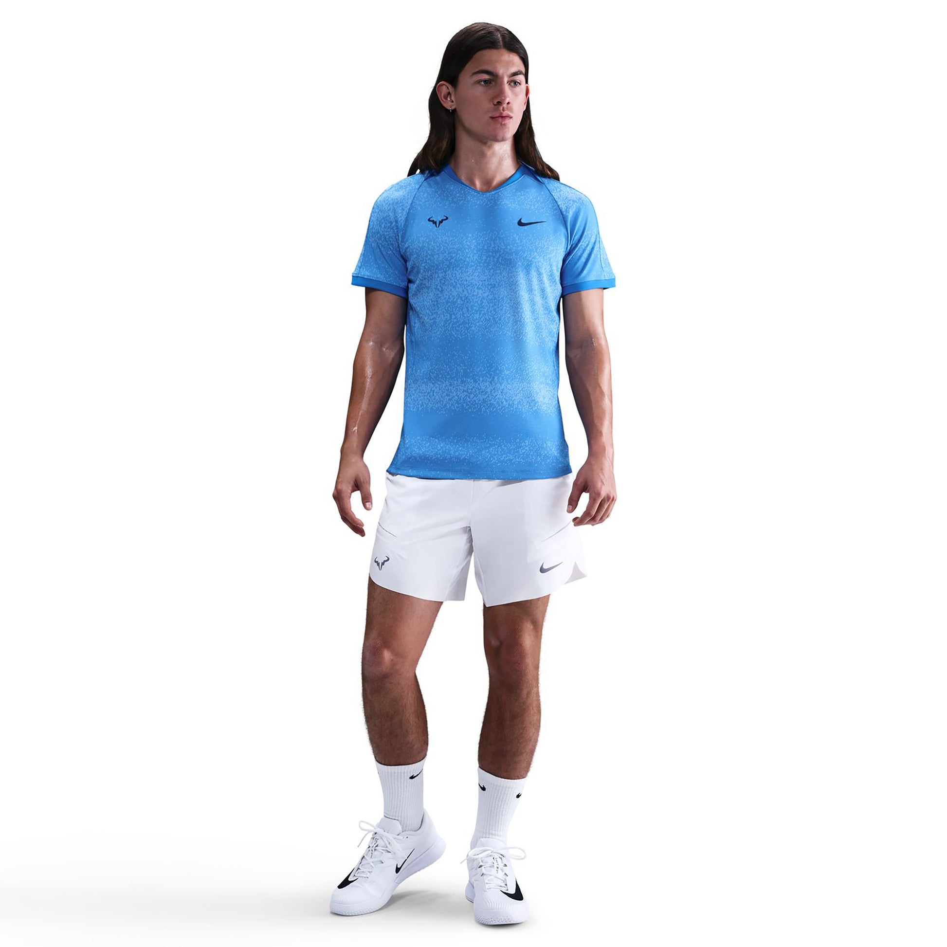 Nike Rafa Dri-Fit Advantage 7in Shorts Heren-Wit