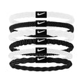 Flex Hair Tie Haarband Verpakking 6 Stuks-Wit,Zwart