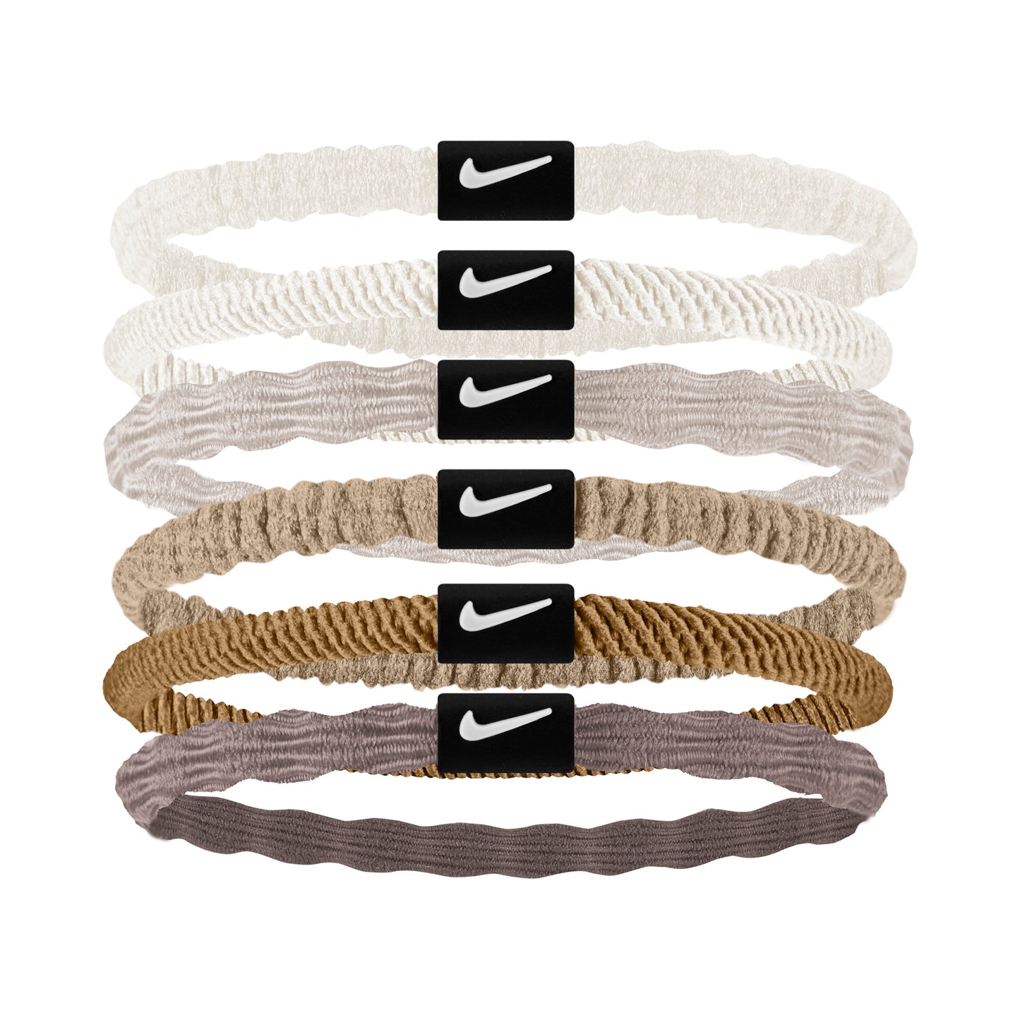 Nike Flex Haarband Verpakking 6 Stuks-Veelkleurig,Sand