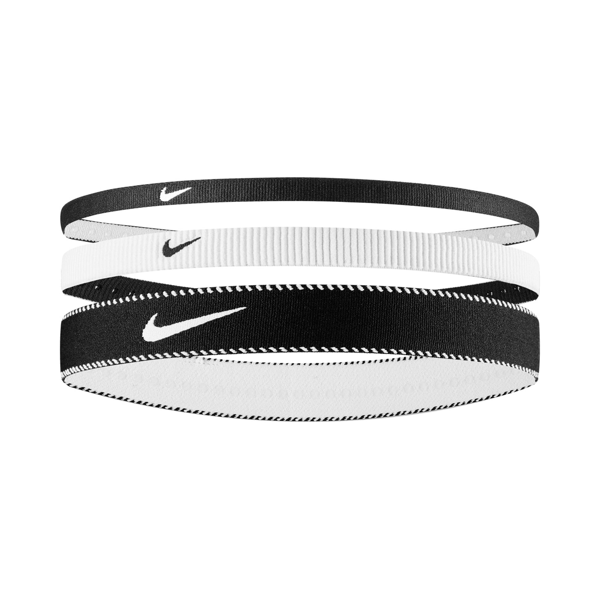 Nike Nike Flex Classic Mixed Haarband Verpakking 3 Stuks-Zwart,Wit