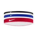 Nike Flex Classic Mixed Haarband Verpakking 3 Stuks-Blauw,Rood