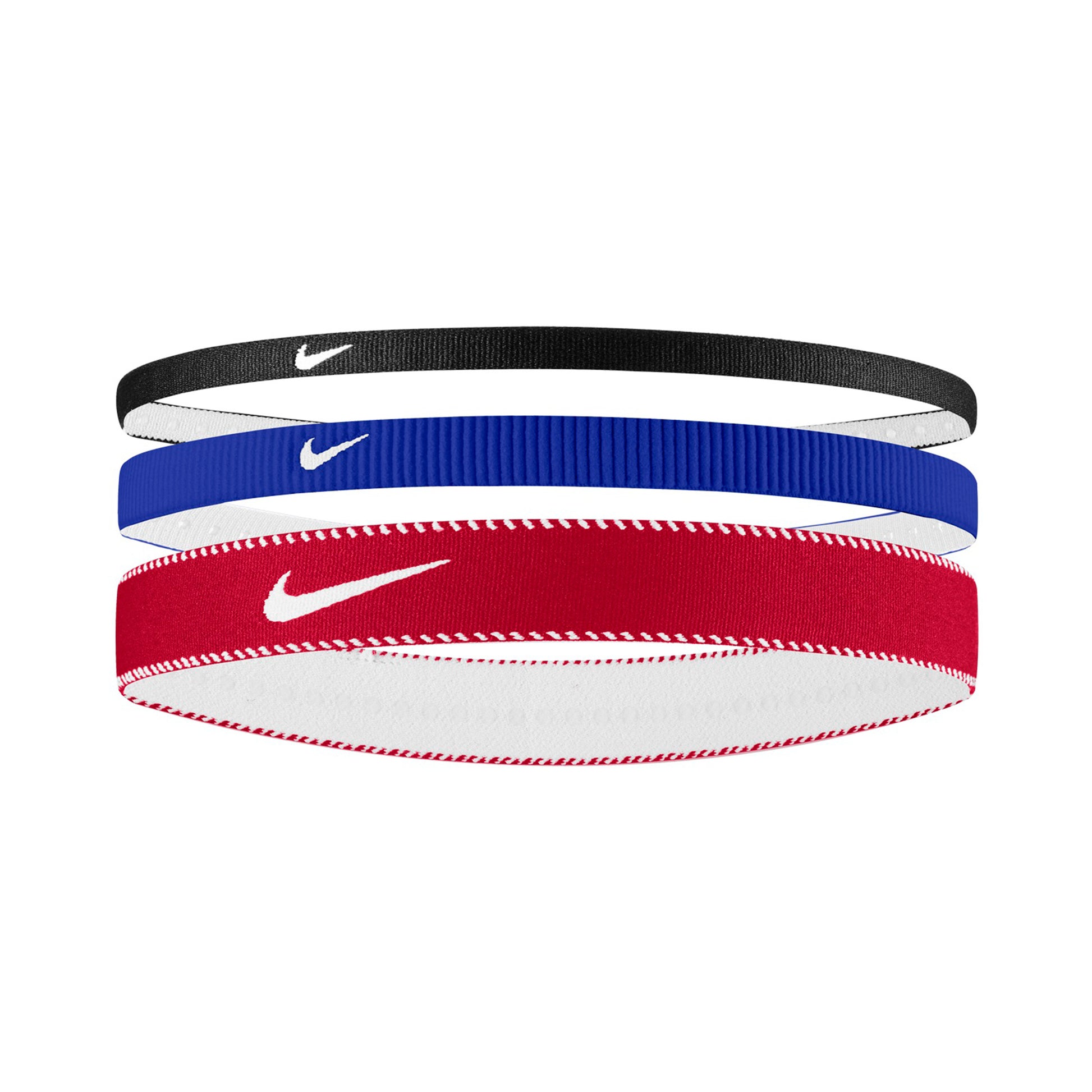 Nike Nike Flex Classic Mixed Bandeau Pack De 3-Bleu,Rouge
