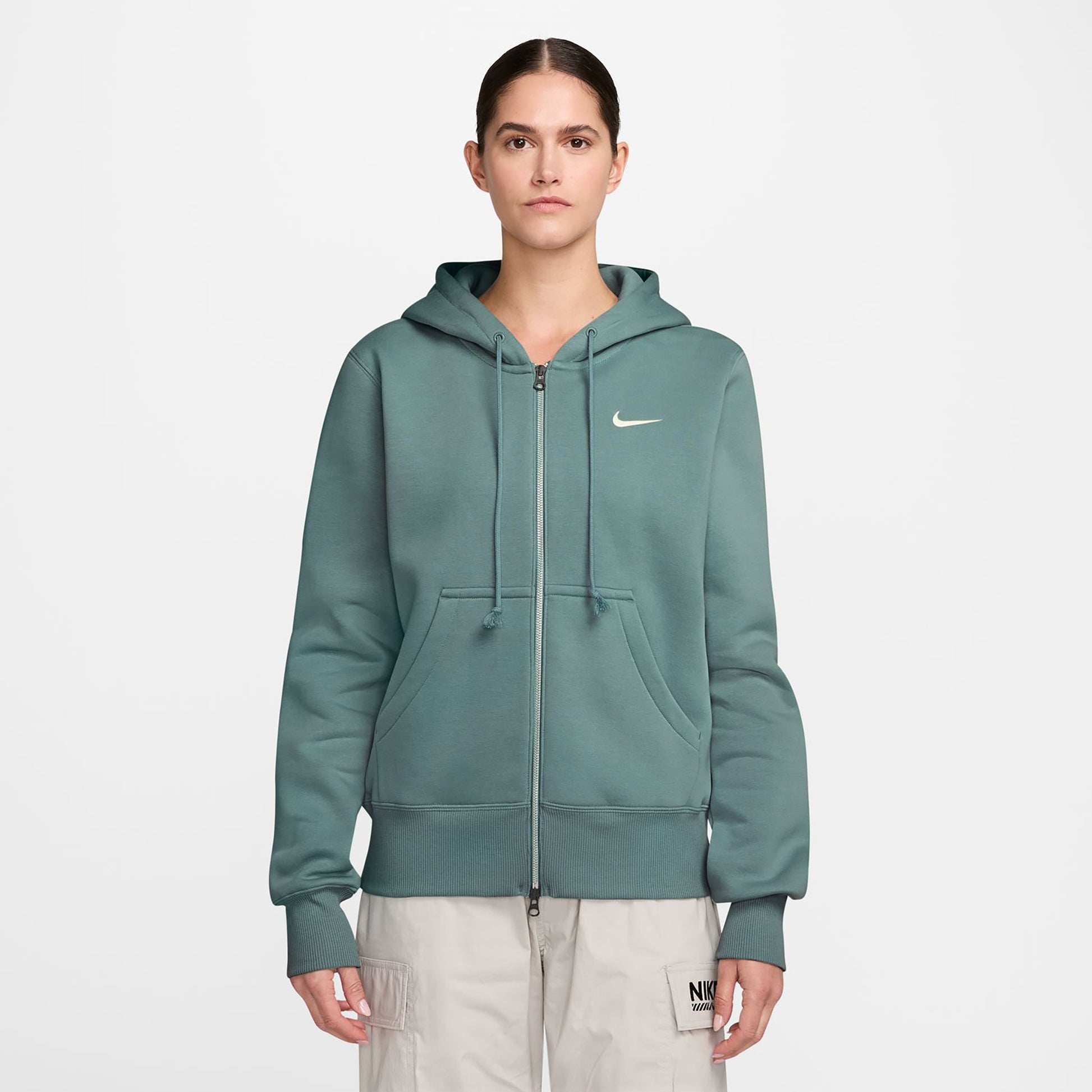 Nike Phoenix Fleece Full-Zip Sportjas Dames-Salie