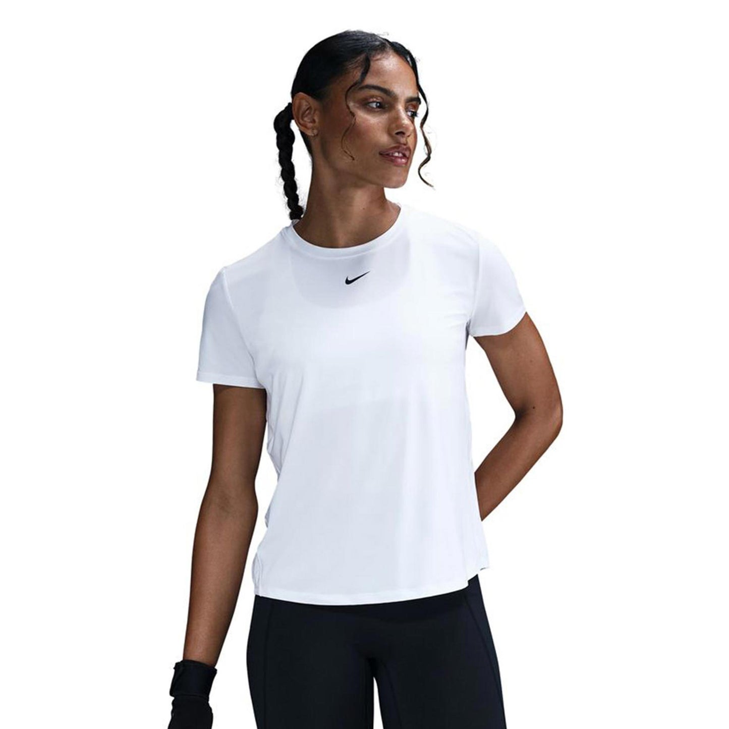 Nike One Classic Dri-Fit T-shirt Dames-Wit