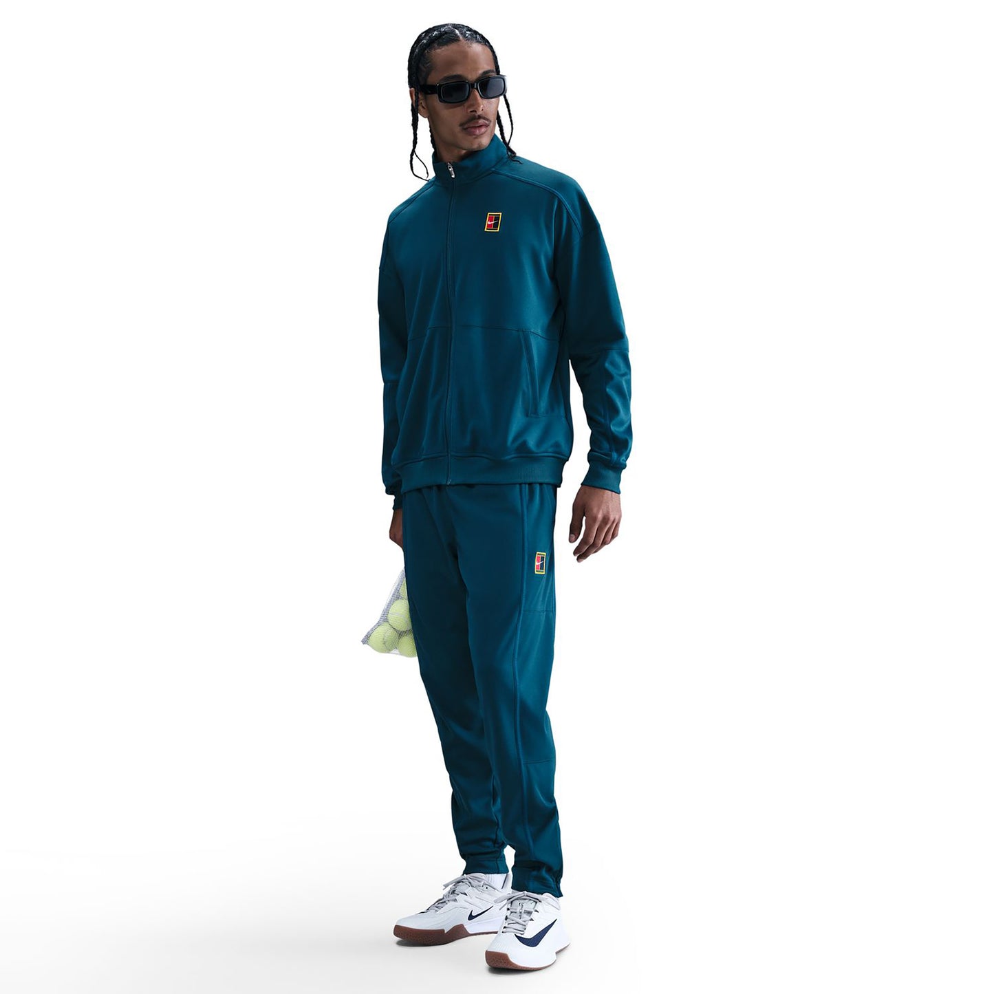 Nike Court Heritage Trainingsbroek Heren-Blaugrau