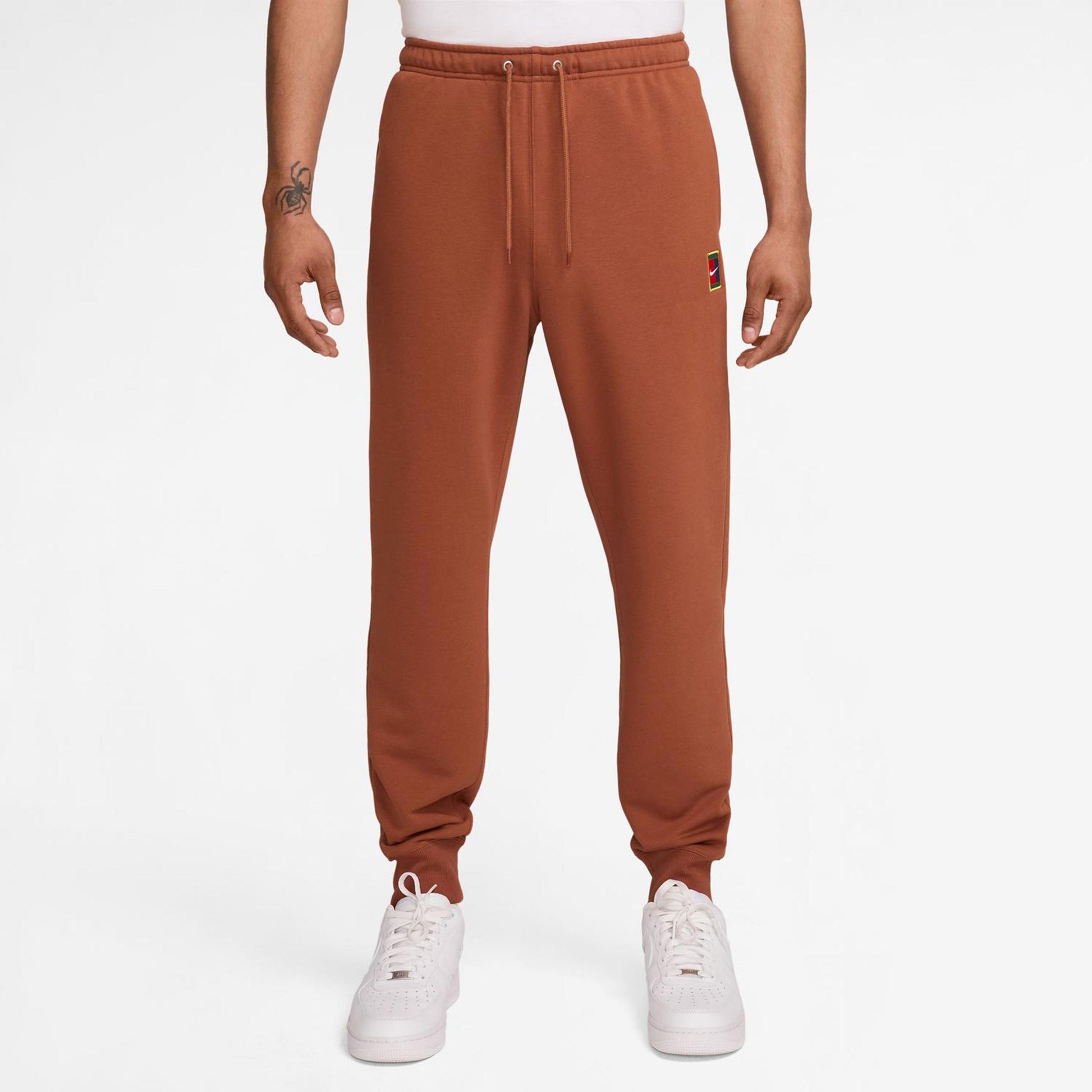 Nike Court Dri-Fit Heritage Fleece Trainingsbroek Heren-Roest