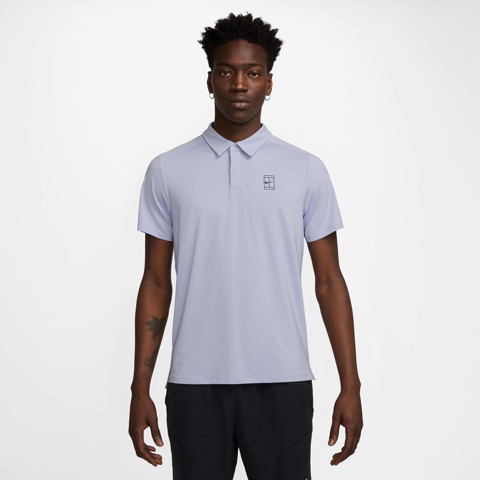 Nike Court Dri-Fit Advantage Polo Heren-Mauve