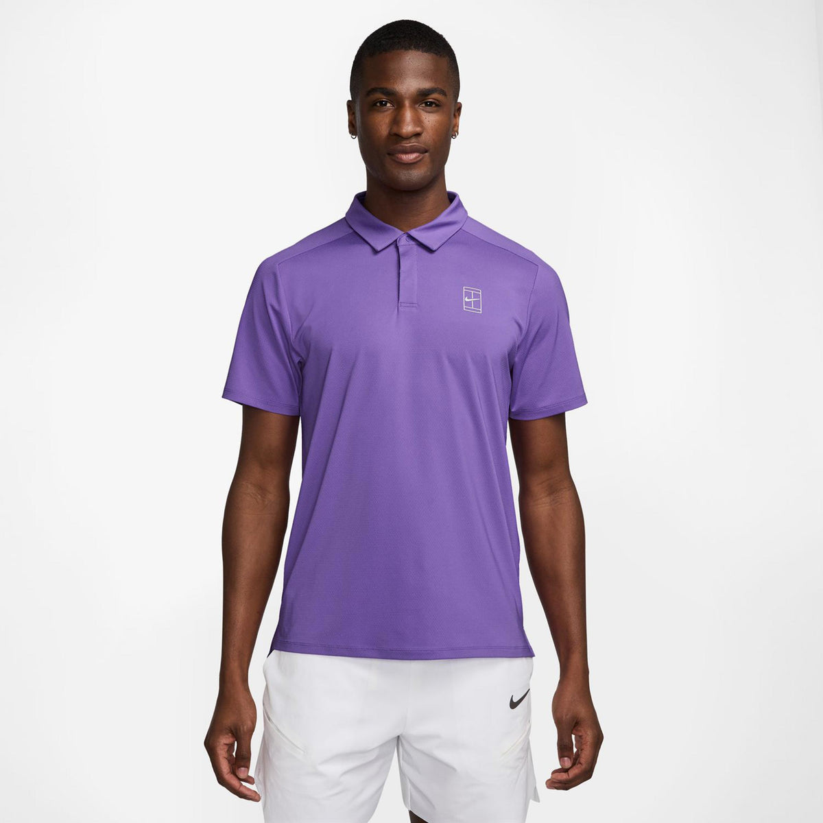 Nike Court Dri-Fit Advantage Polo Hommes-Violet