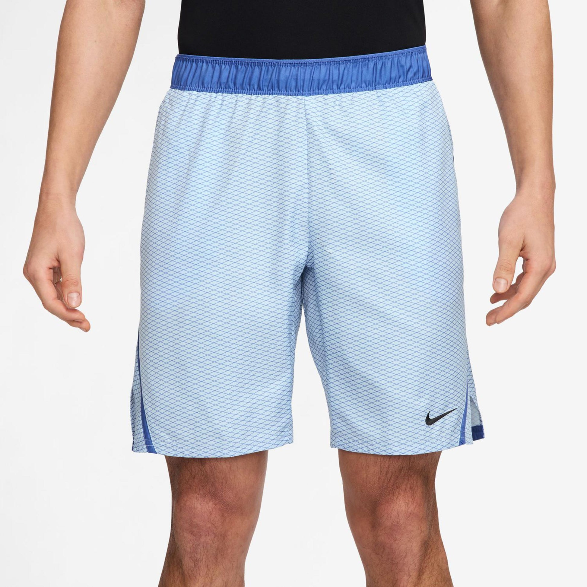 Nike Court Dri-Fit Victory 7in Aop Shorts Hommes-Bleu Clair