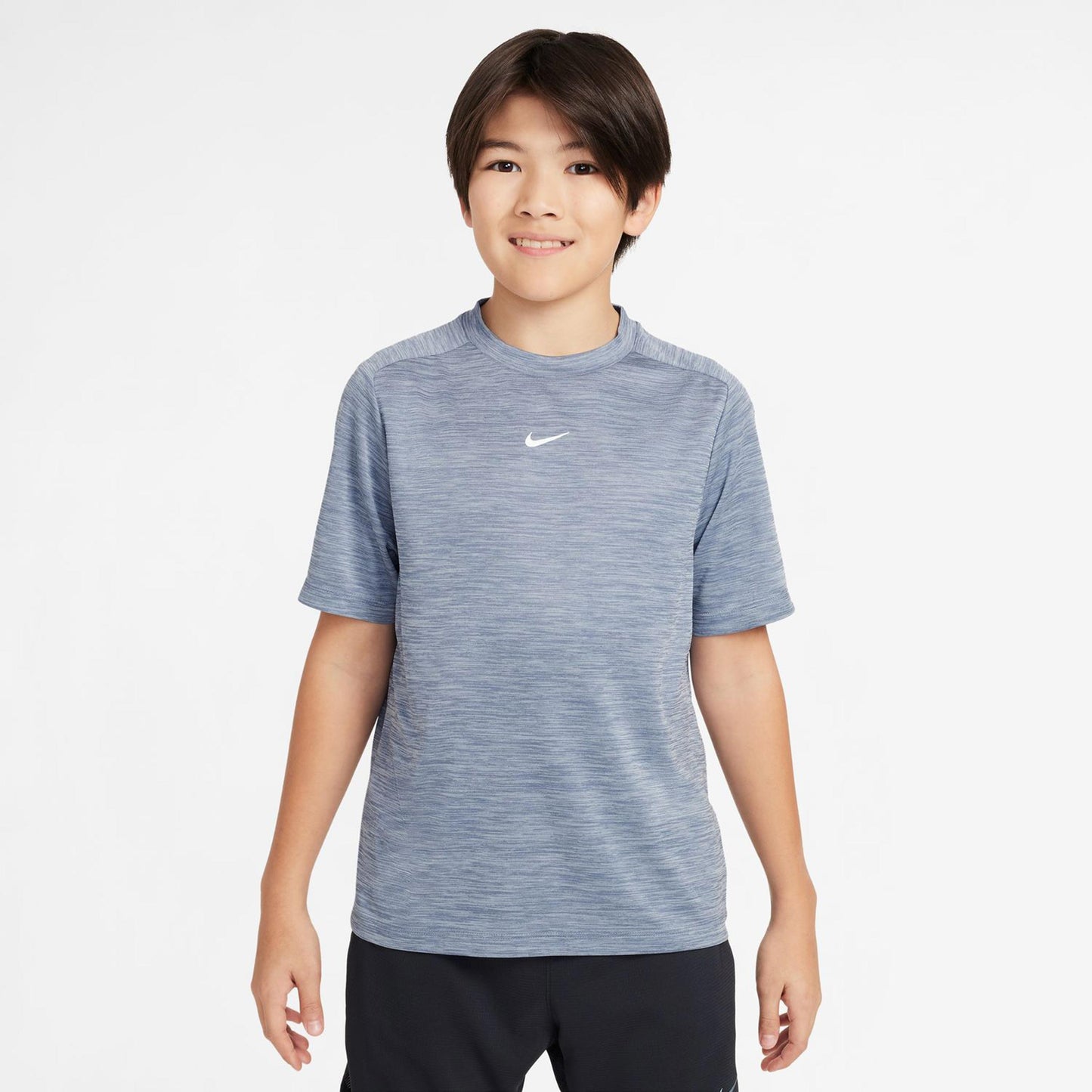 Nike Dri-Fit Multi Heather T-shirt Kinderen-Blaugrau