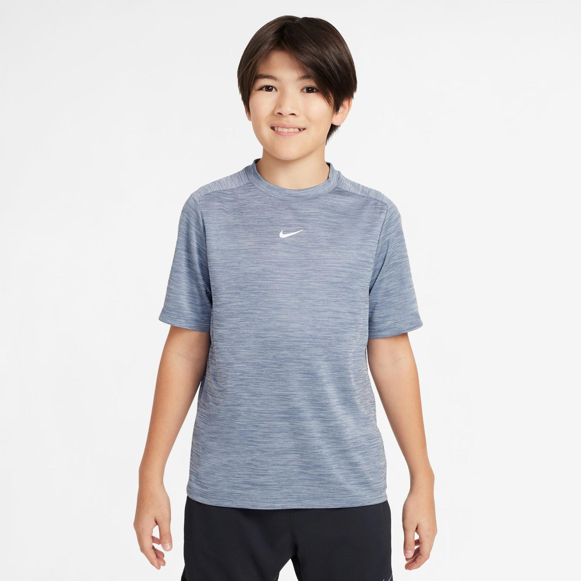 Nike Dri-Fit Multi Heather T-shirt Kinderen-Blaugrau