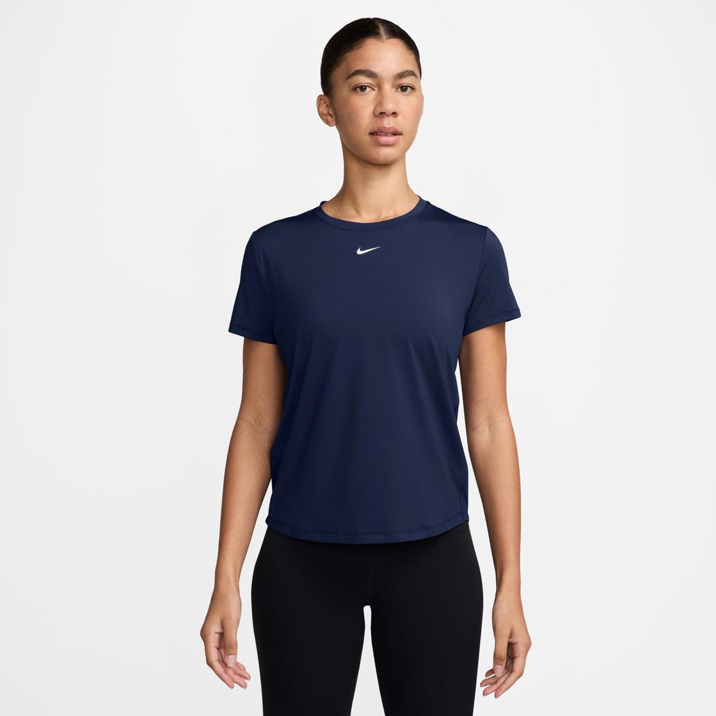 Nike One Classic T-shirt Femmes-Bleu Foncé