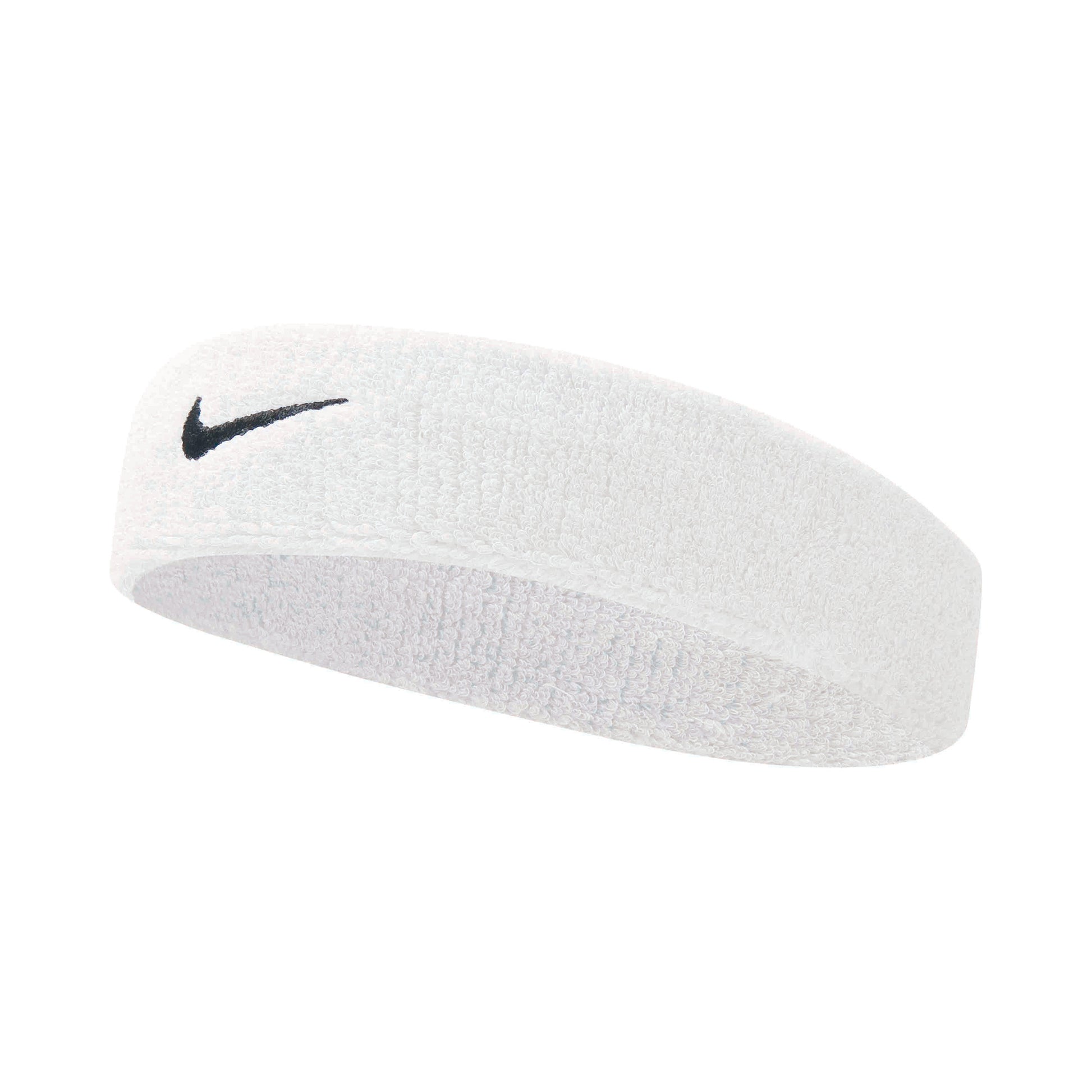 Nike Swoosh Classic Hoofdband Unisex - wit, zwart
