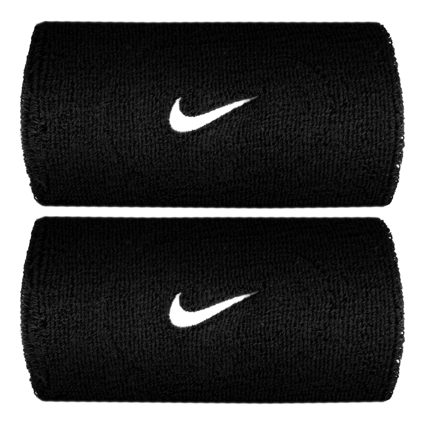 Nike Swoosh Classic Doublewide Poignet long - noir, blanc