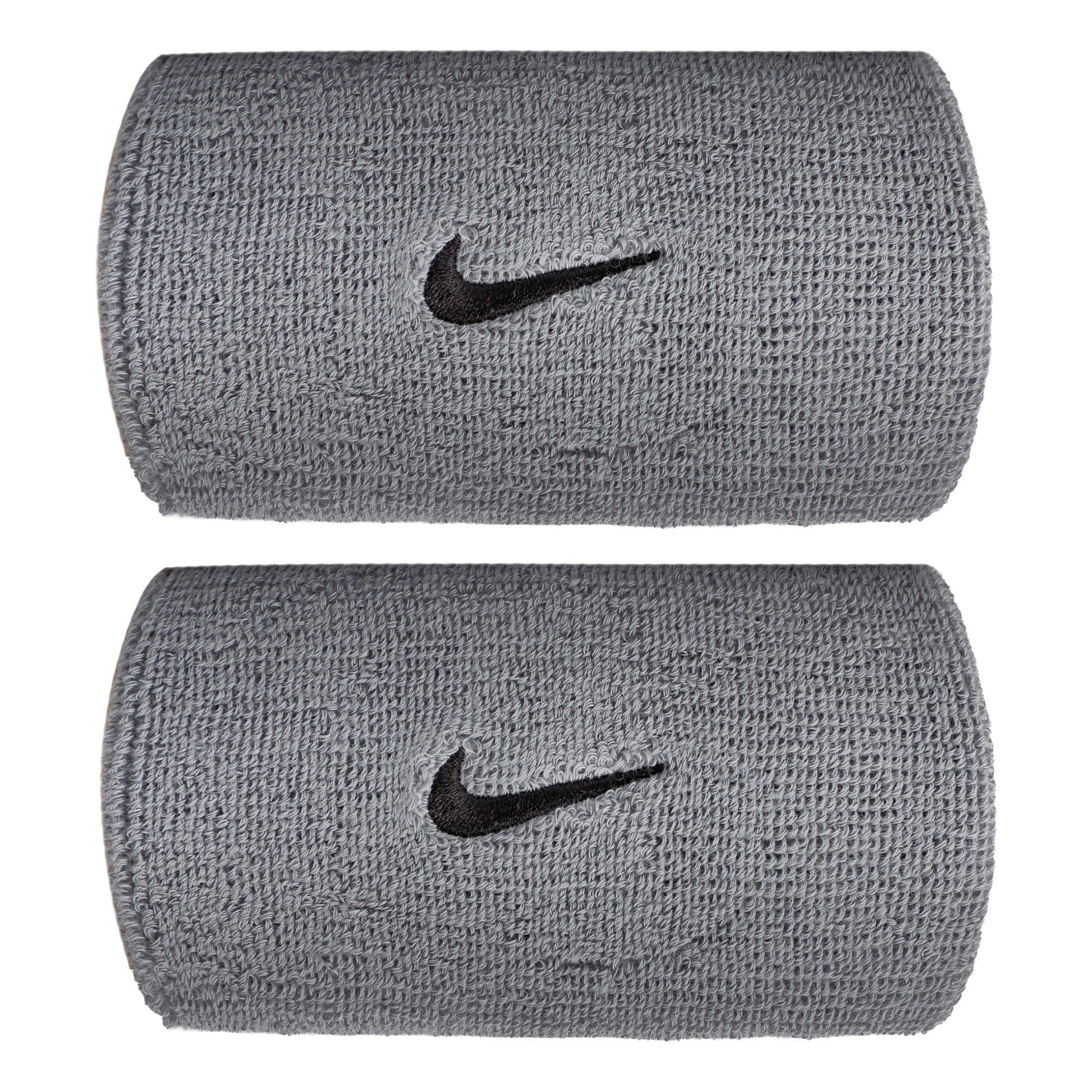 Nike Swoosh Classic Doublewide Zweetband lang - grijs, zwart