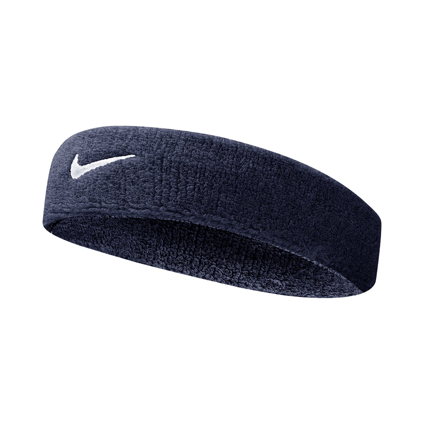 Nike Swoosh Classic Bandeau Unisex - bleu foncé, blanc