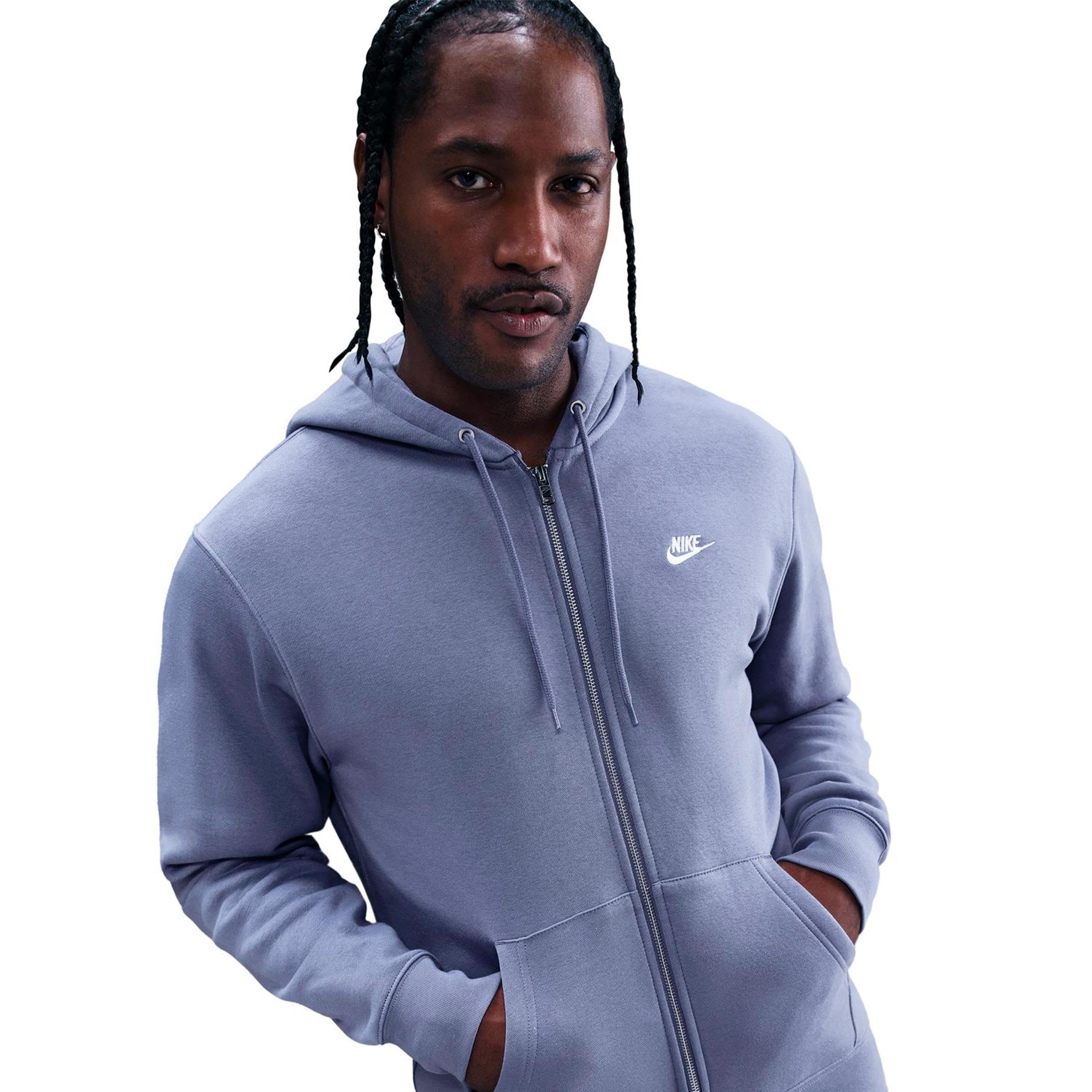 Nike Club Bb Full-Zip Sportjas Heren - blauw