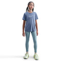 Dri-FIT One T-shirt Meisjes - blaugrau, wit