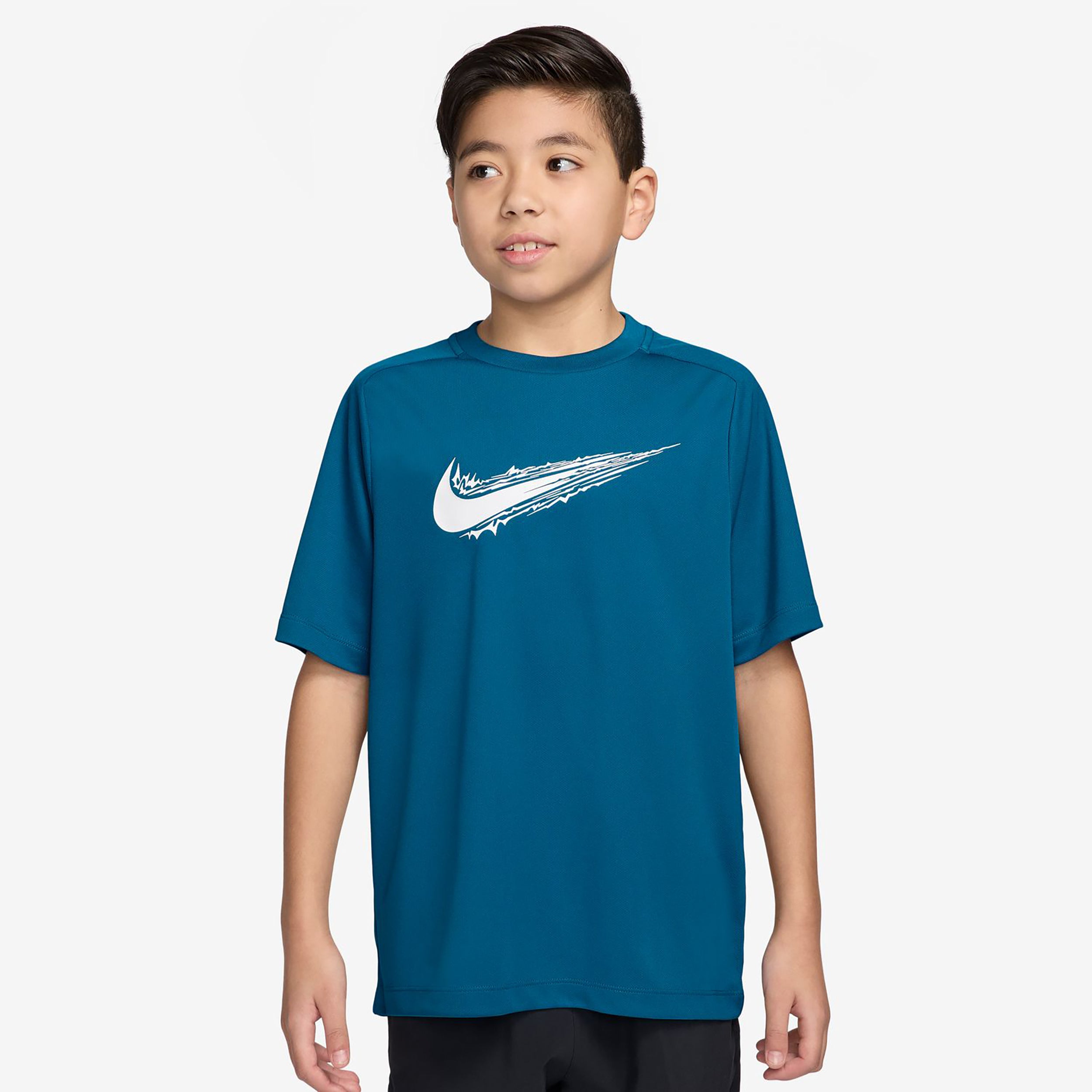 Nike Dri-FIT Multi T-shirt Kinderen - blauw, wit