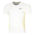 Court Dri-Fit Advantage Slam T-shirt Hommes-Blanc,Jaune Lemon