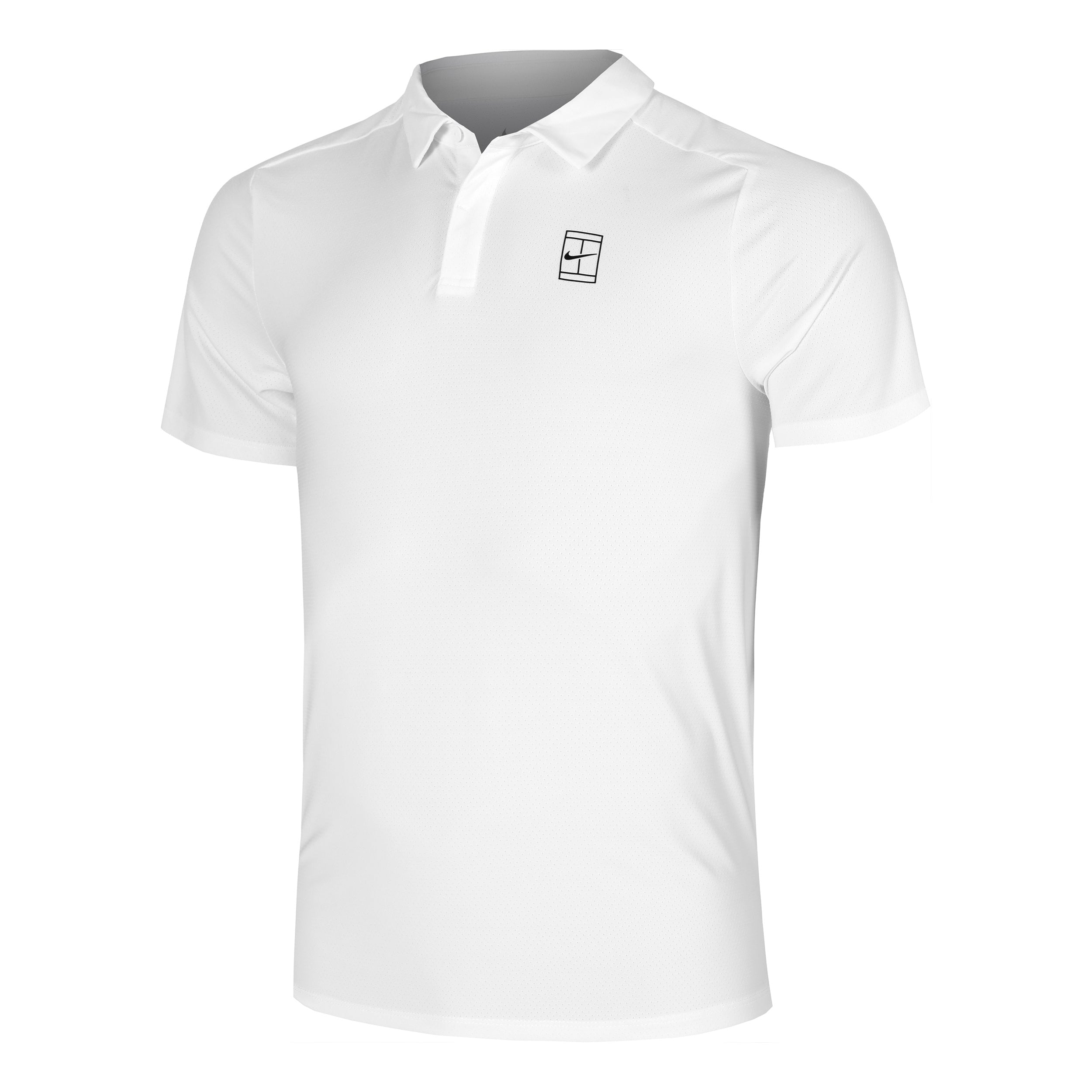 Nike Court Dri-Fit Advantage Polo Heren-Wit