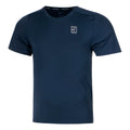 Court Dri-Fit Advantage T-shirt Hommes-Bleu Foncé,Blanc