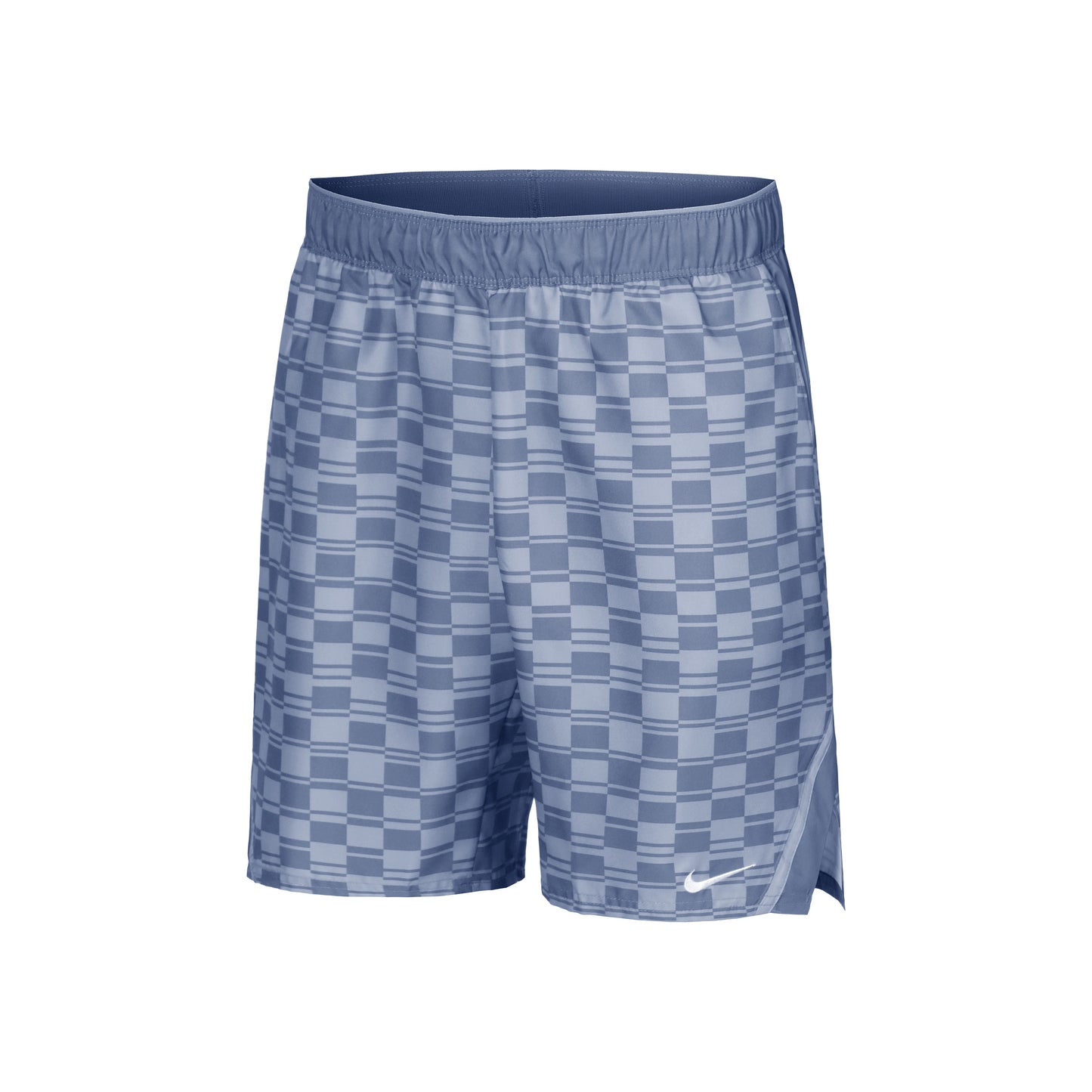 Nike Court Victory Dri-Fit High Rise 9in All Over Print Shorts Hommes - gris, blanc