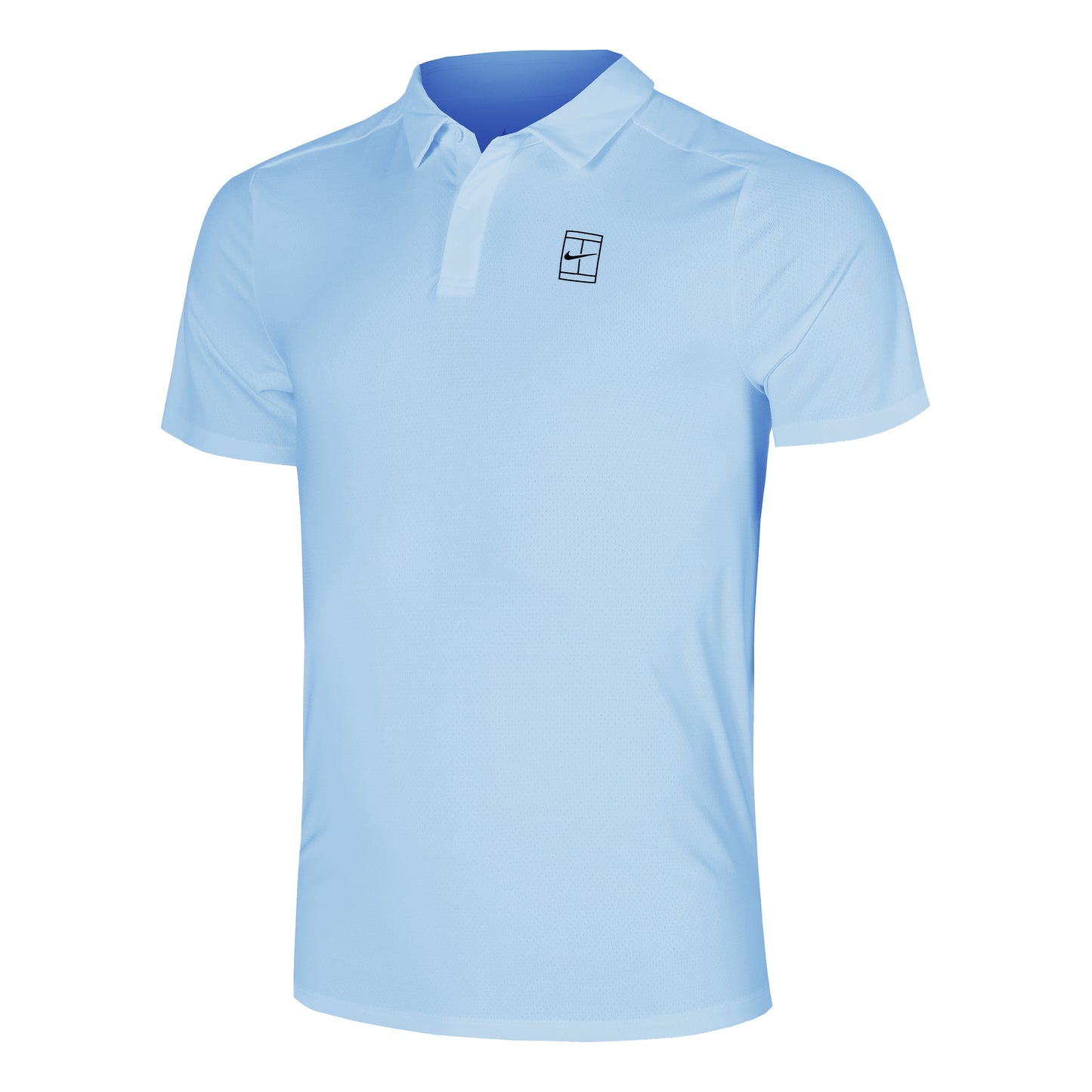 Nike Court Dri-FIT Advantage Polo Hommes - bleu clair,