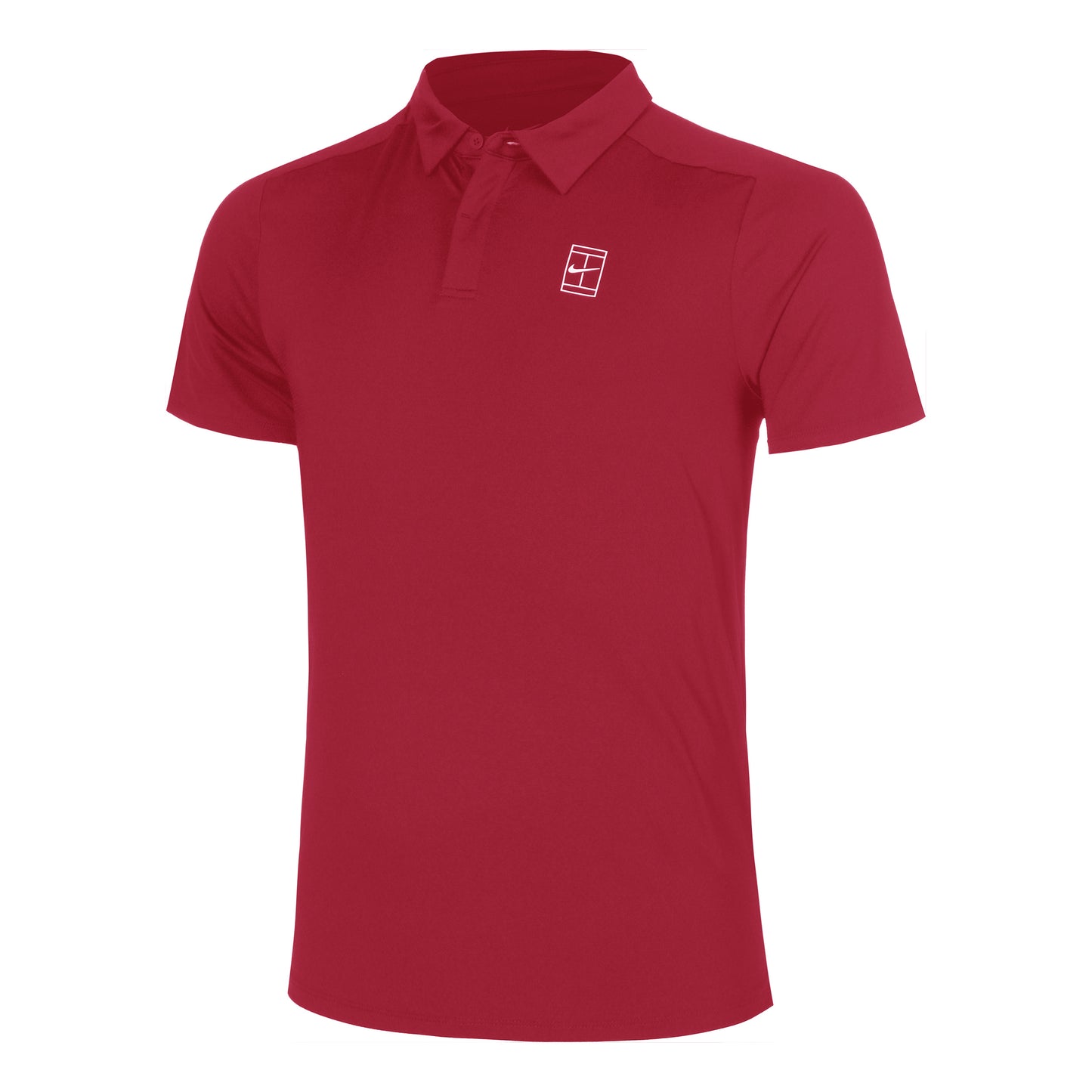 Nike Court Dri-FIT Advantage Polo Heren - rood, rood