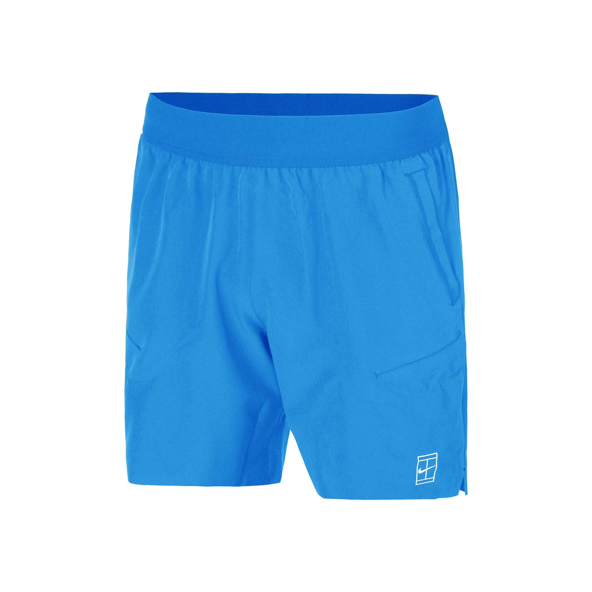 Nike Court Dri-Fit Advantage 6in Shorts Heren-Blauw,Wit