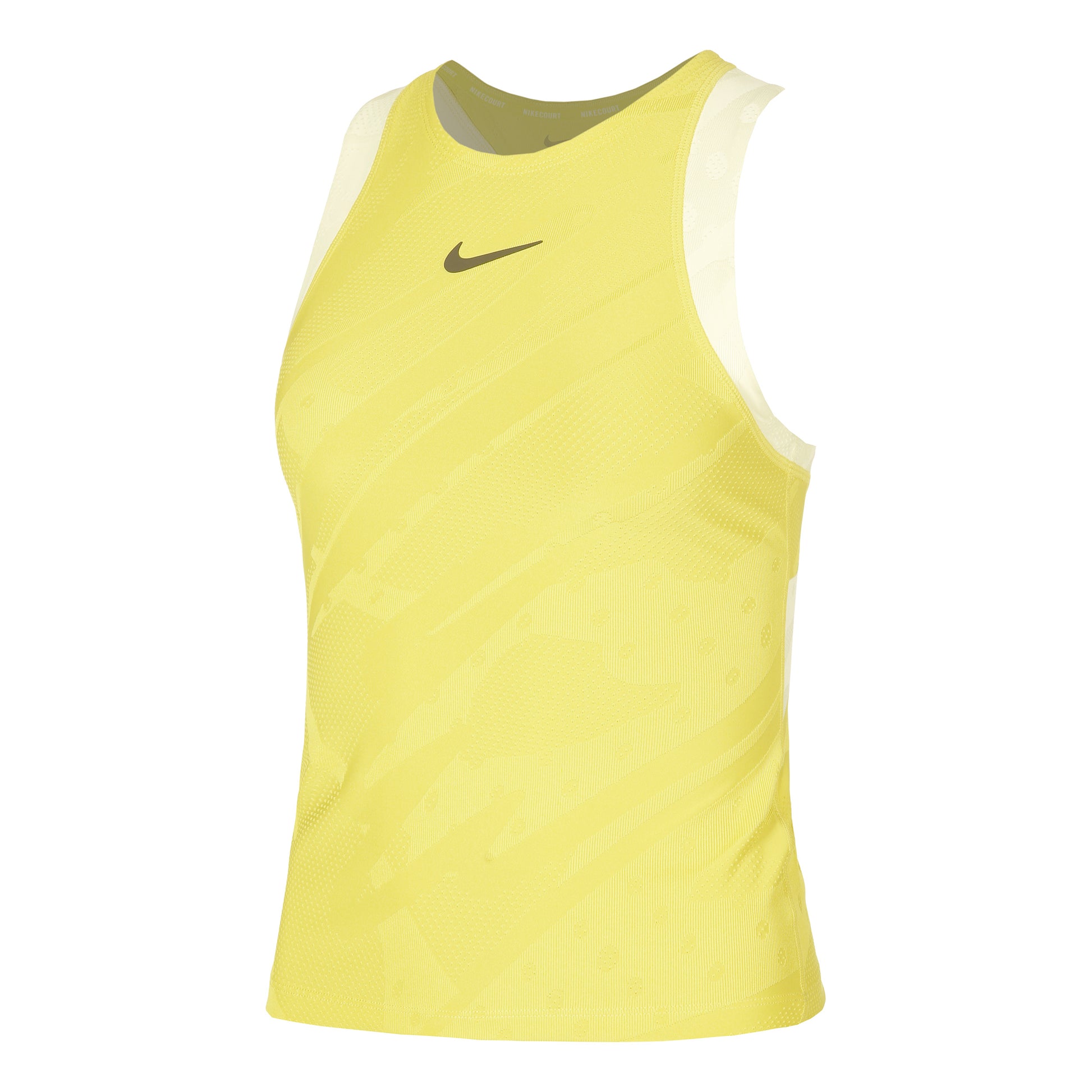 Nike Court Dri-Fit Slam Tanktop Dames-Geel,Limoen