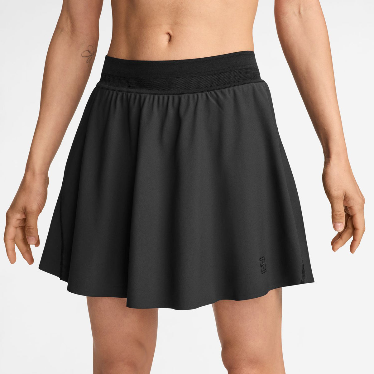 Nike Court Dri-Fit Advantage Ace Rok Dames-Zwart,Zwart