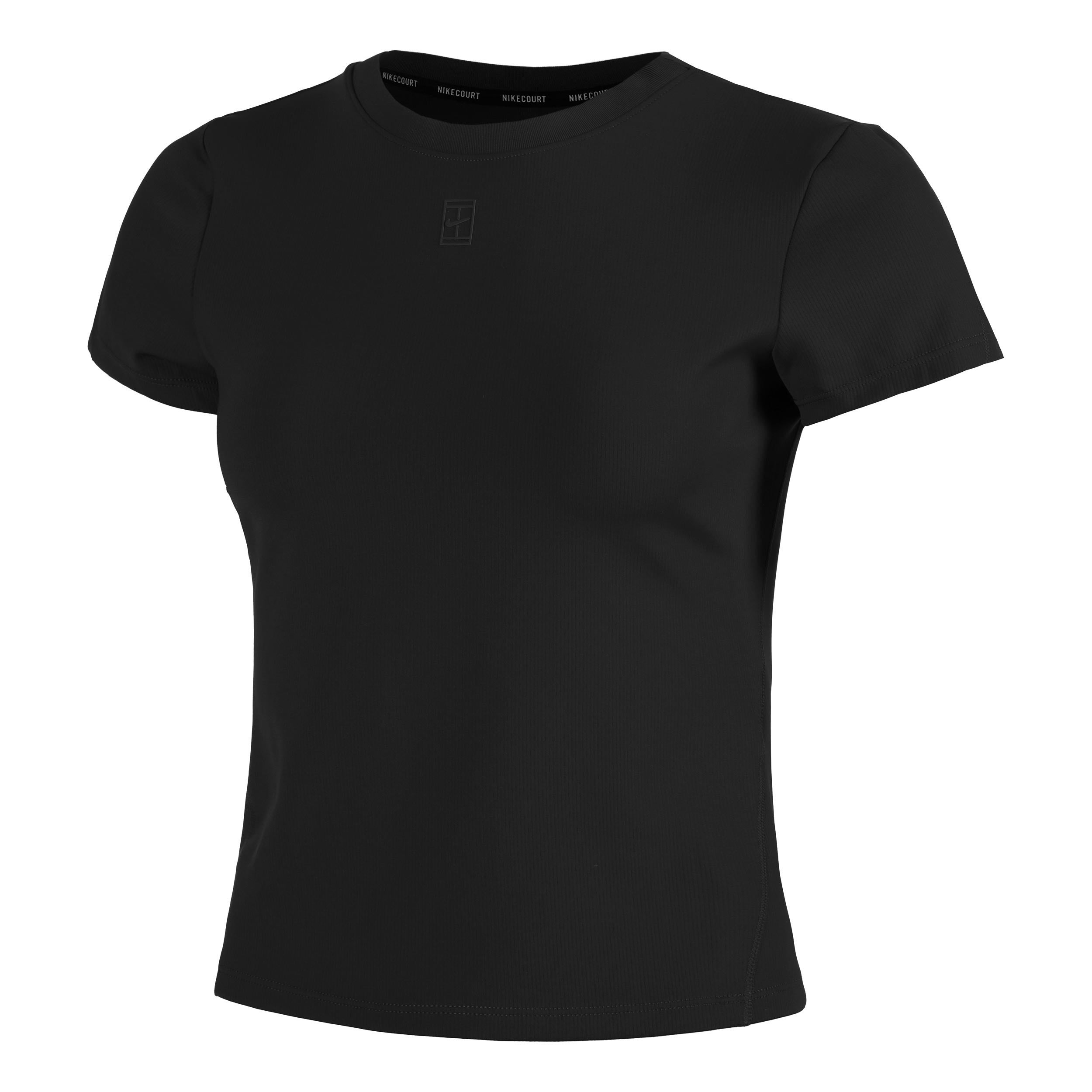Nike Court Dri-Fit Advantage T-shirt Dames-Zwart,Zwart