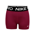 Dri-Fit Big Kids 3in Shorts Filles - rouge vin, noir