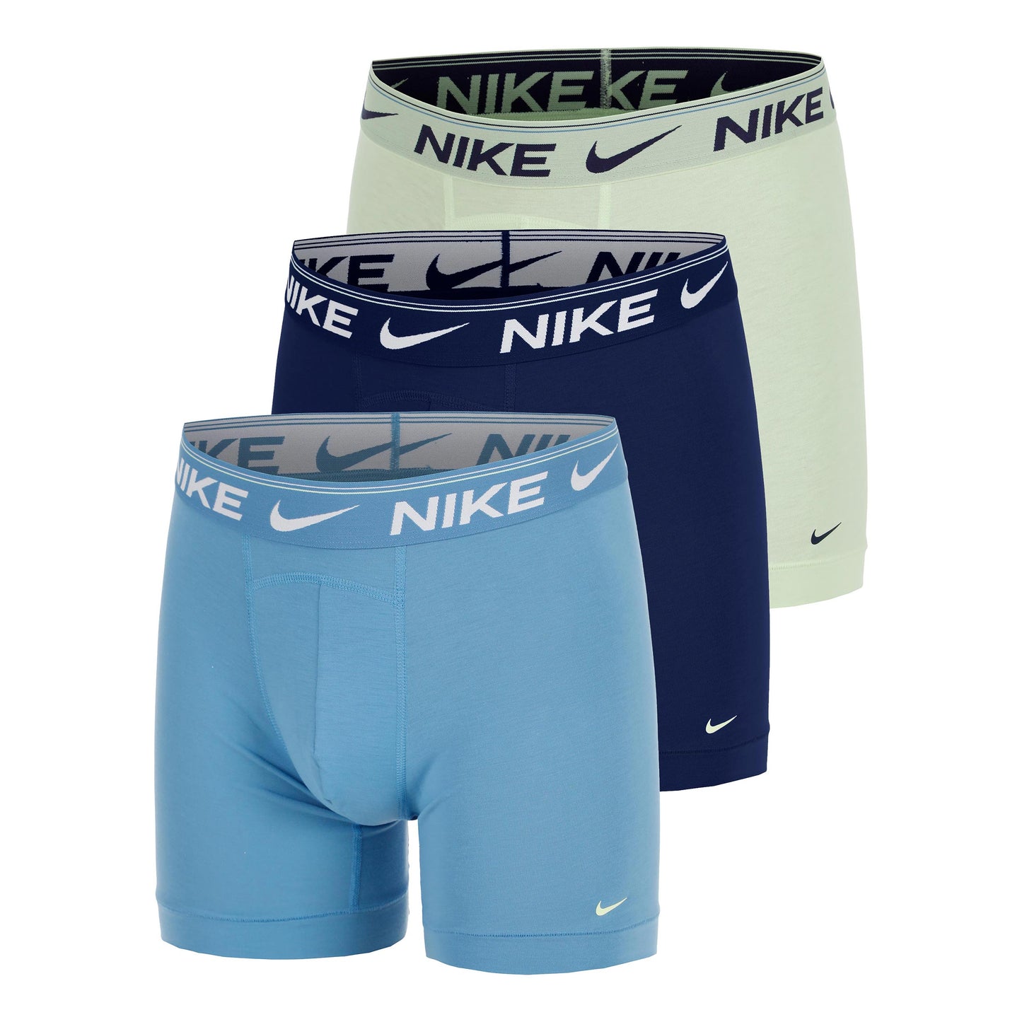 Nike Ultra Comfort Boxershort Verpakking 3 stuks Heren - blauw, salie
