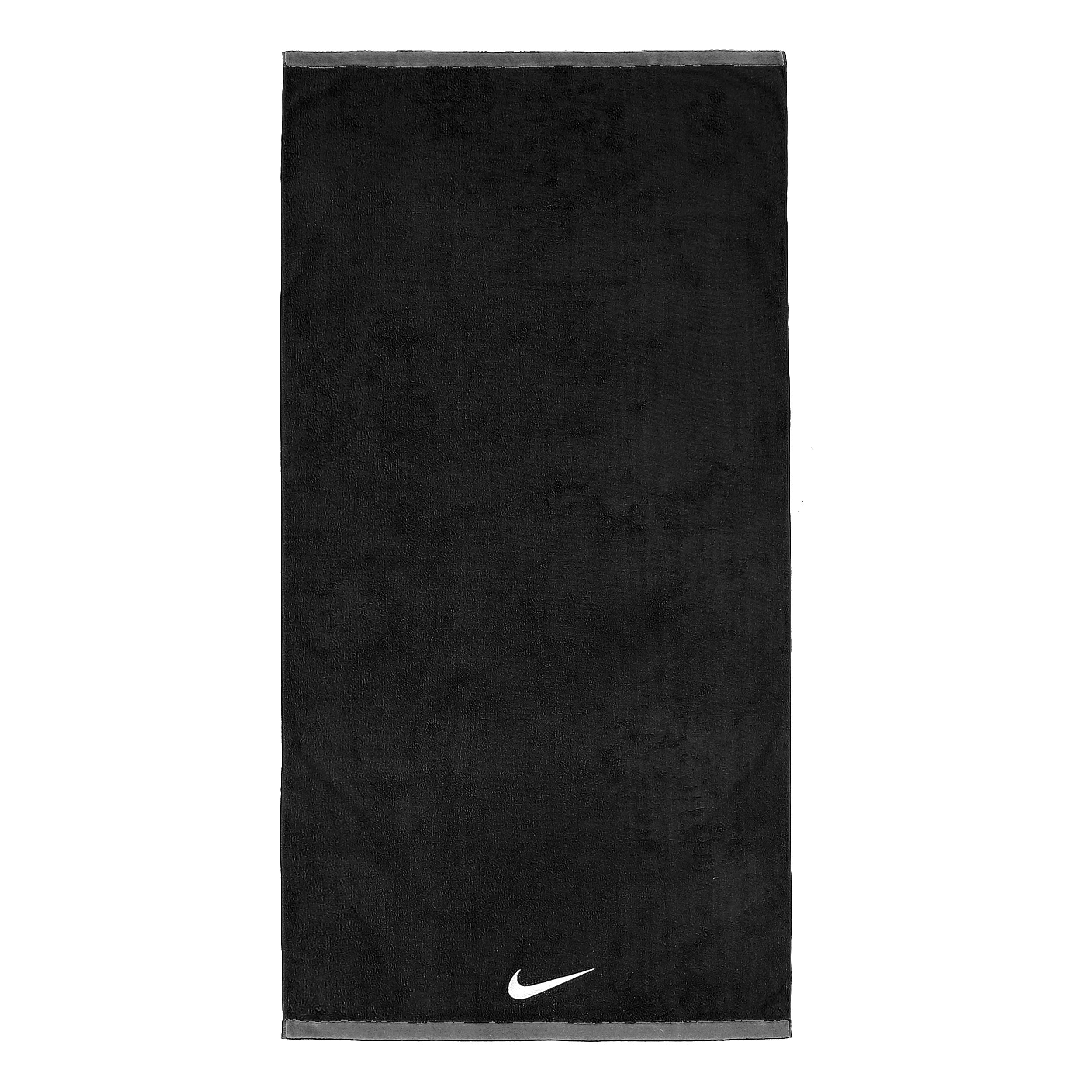 Nike Fundamental Serviette 60x120cm-Noir,Blanc
