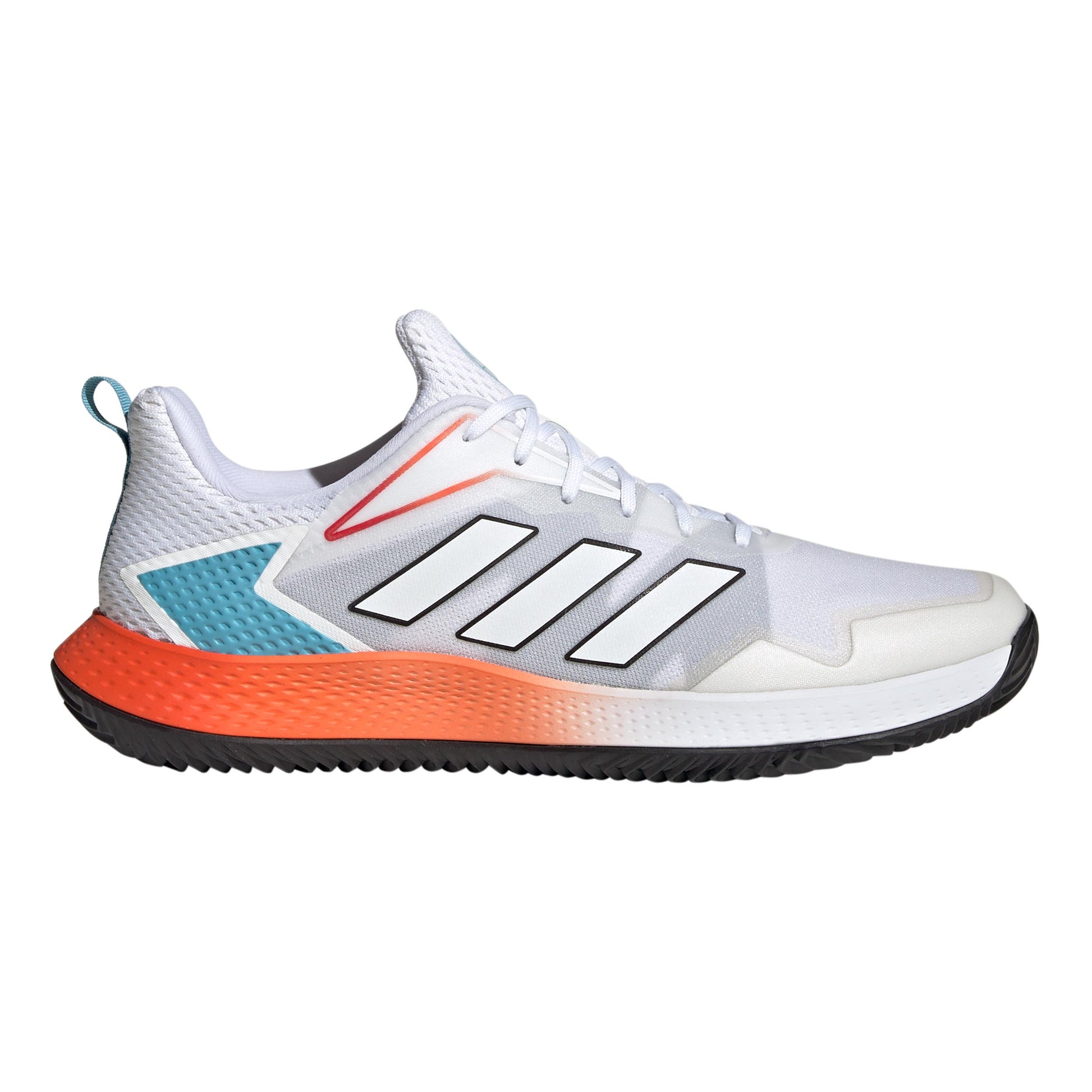 adidas Defiant Speed Gravelschoen Heren - wit, oranje