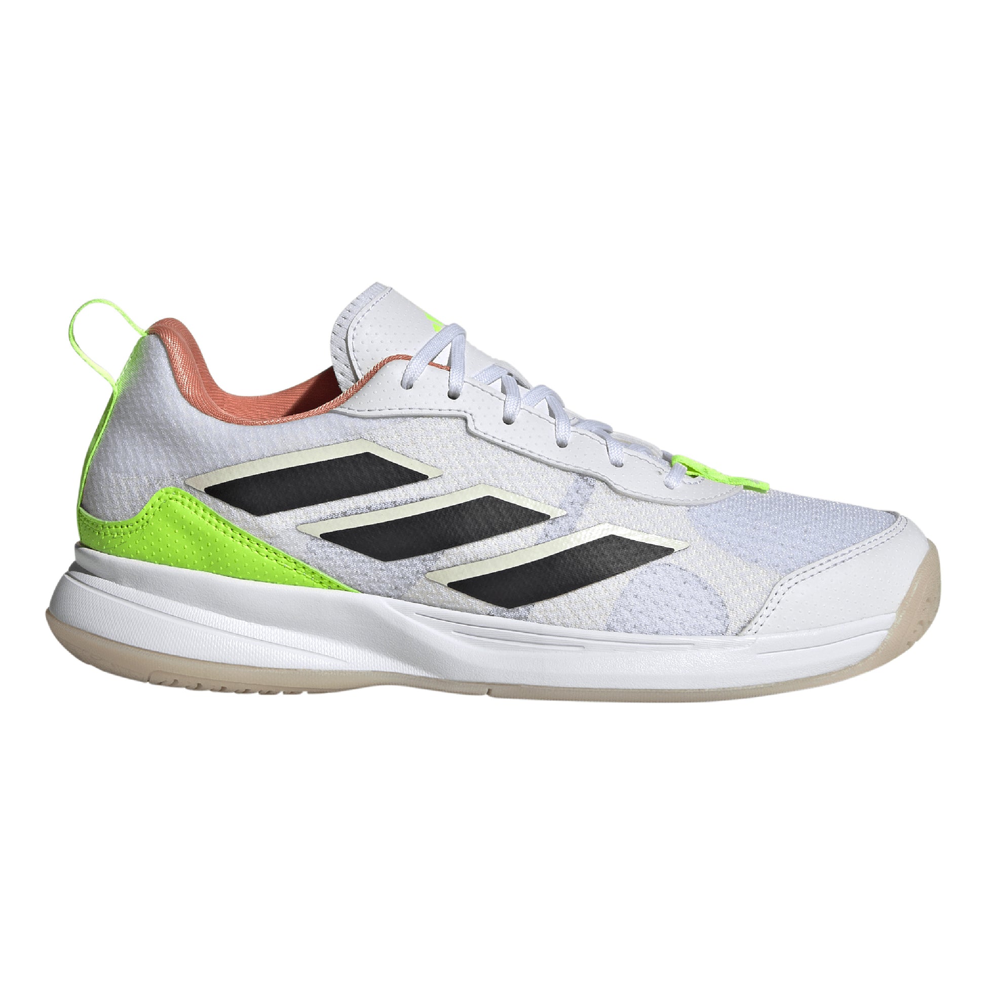 adidas Avaflash Chaussures toutes surfaces Femmes - blanc, vert fluo