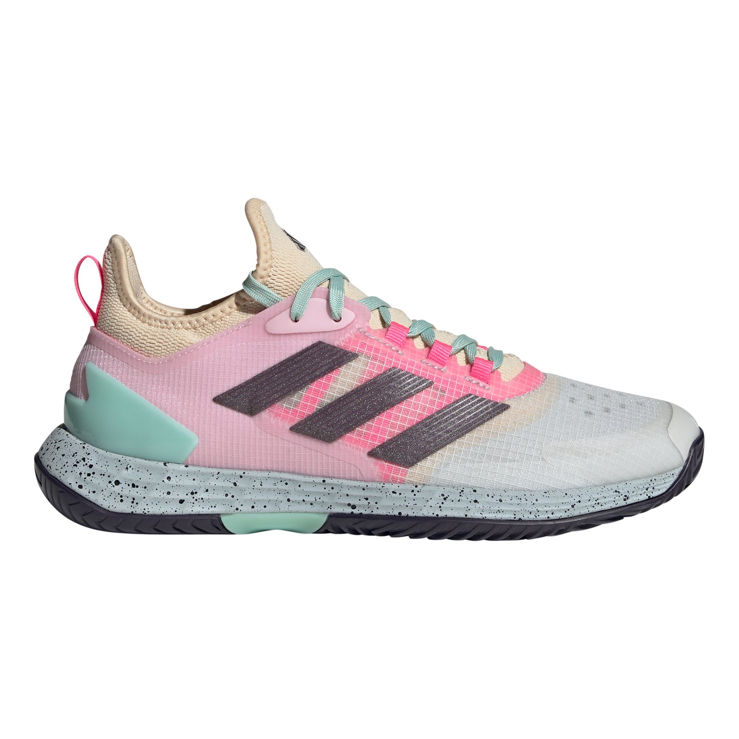 adidas adizero Ubersonic 4.1 Chaussures toutes surfaces Hommes - blanc, rose