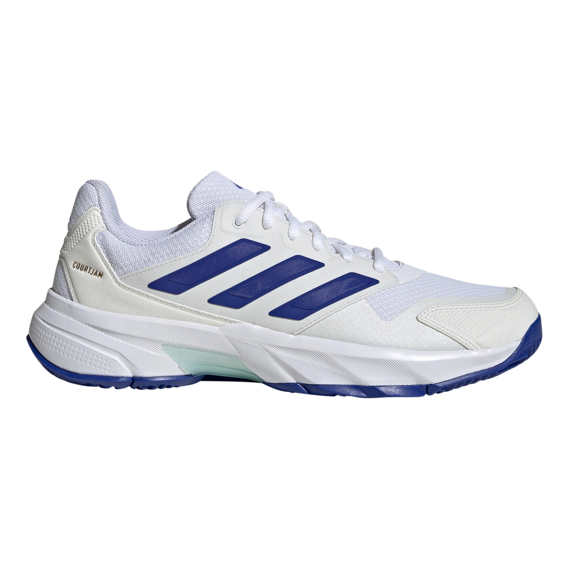 adidas CourtJam Control 3 Allcourt schoen Heren - wit, blauw