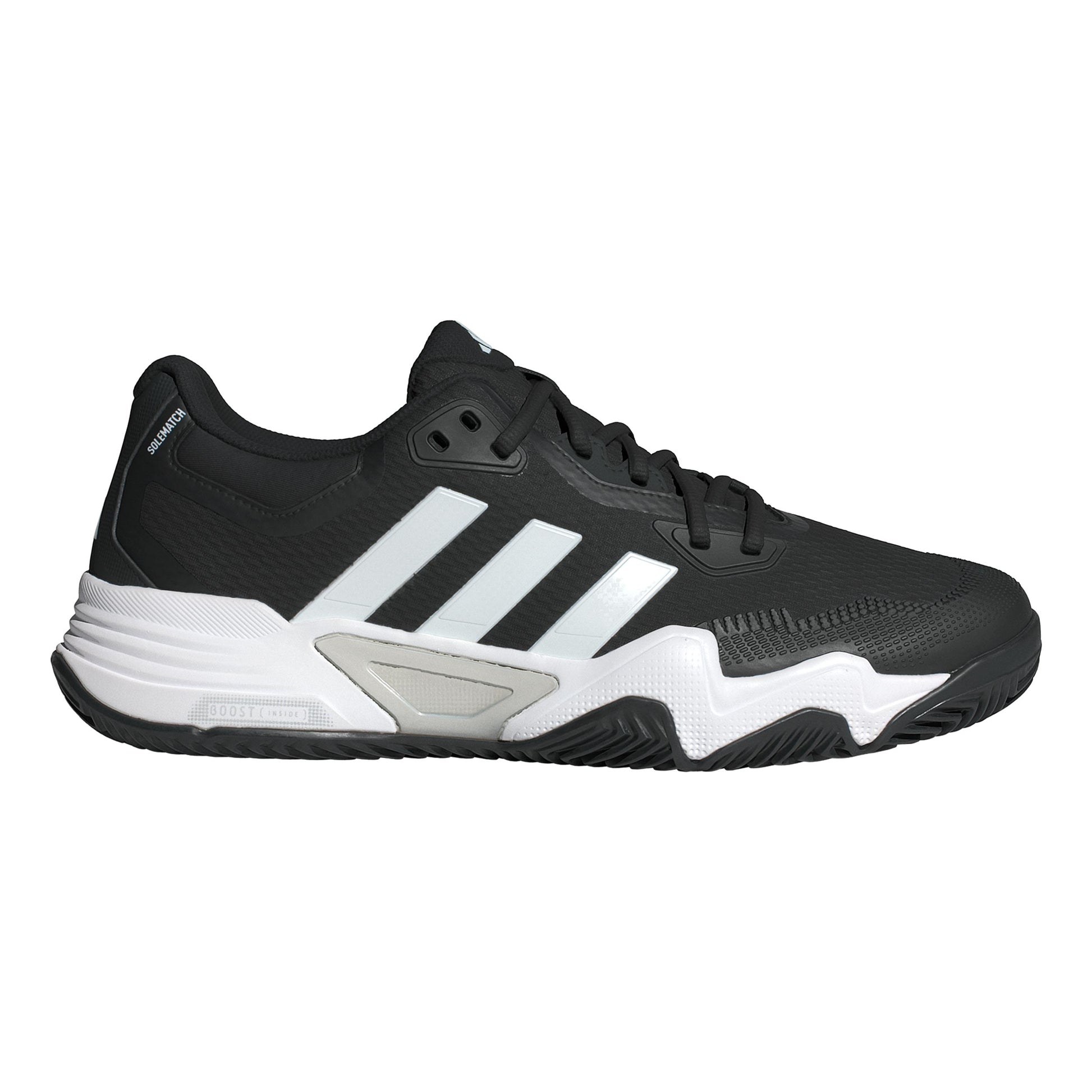 adidas Solematch Control 2 Gravelschoen Heren - zwart, wit