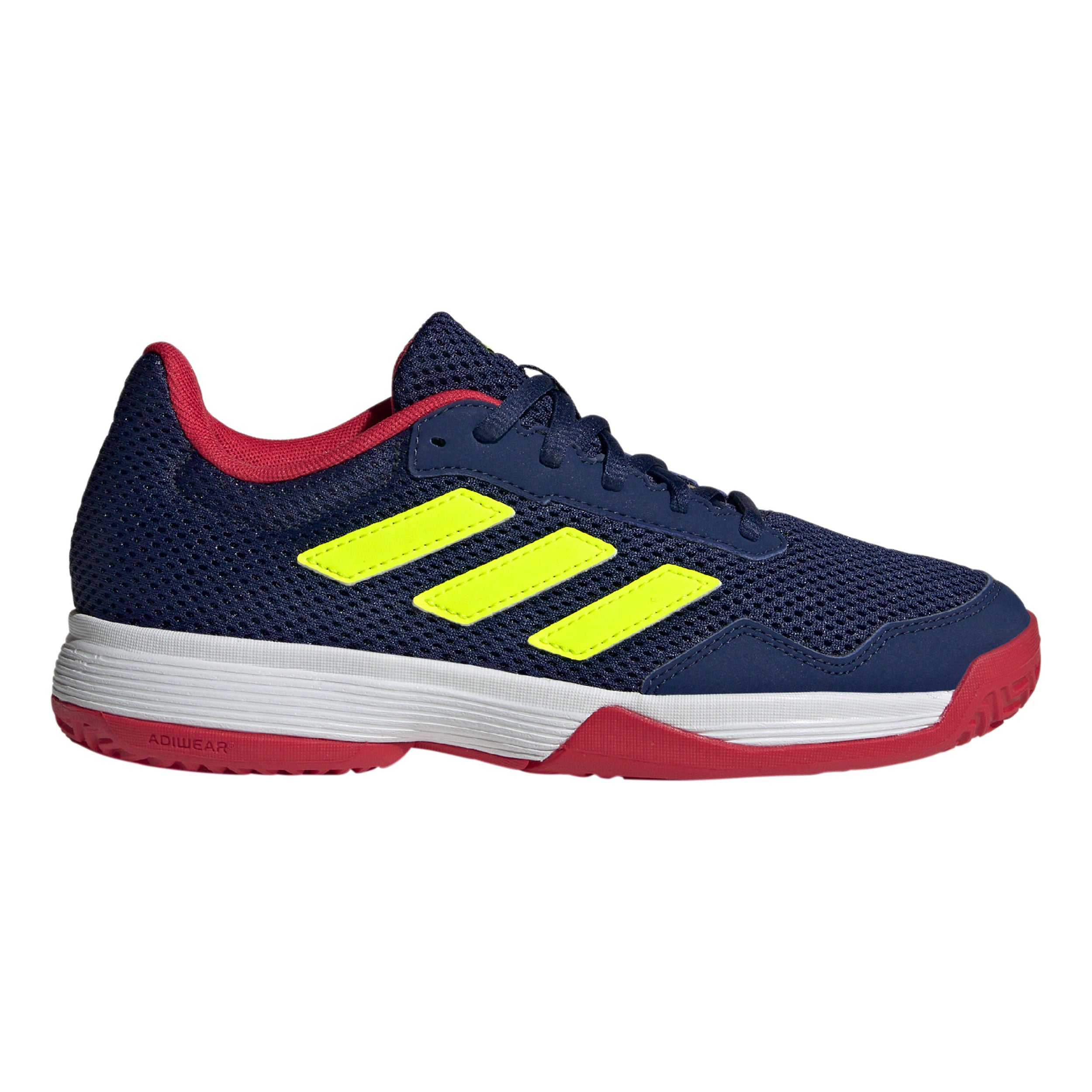 adidas Gamespec Allcourt schoen Kinderen - donkerblauw, neongroen