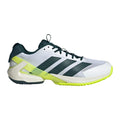 adizero Ubersonic 5 Gravelschoen Heren - wit, donkergroen